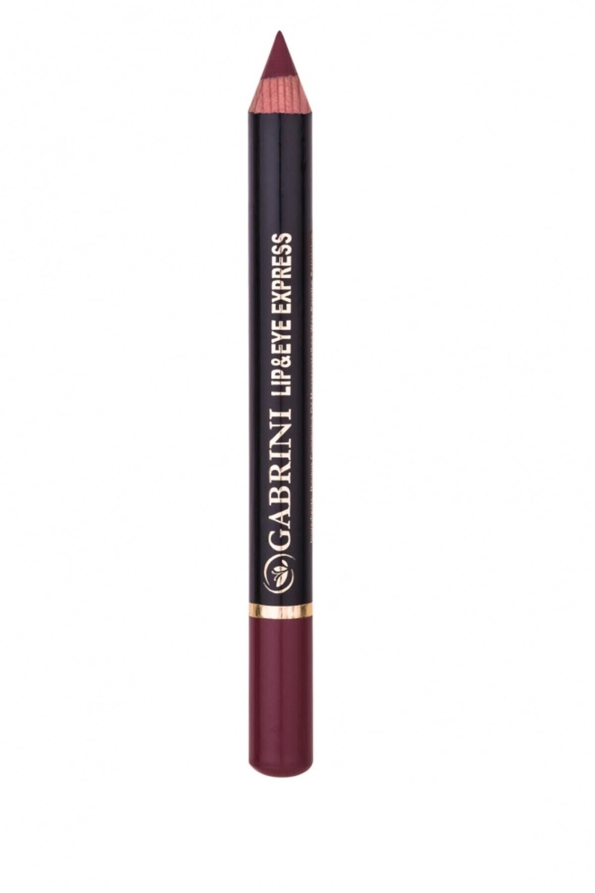 GABRINI KALIN JUMBO 113 GÖZ VE DUDAK KALEMI BORDO