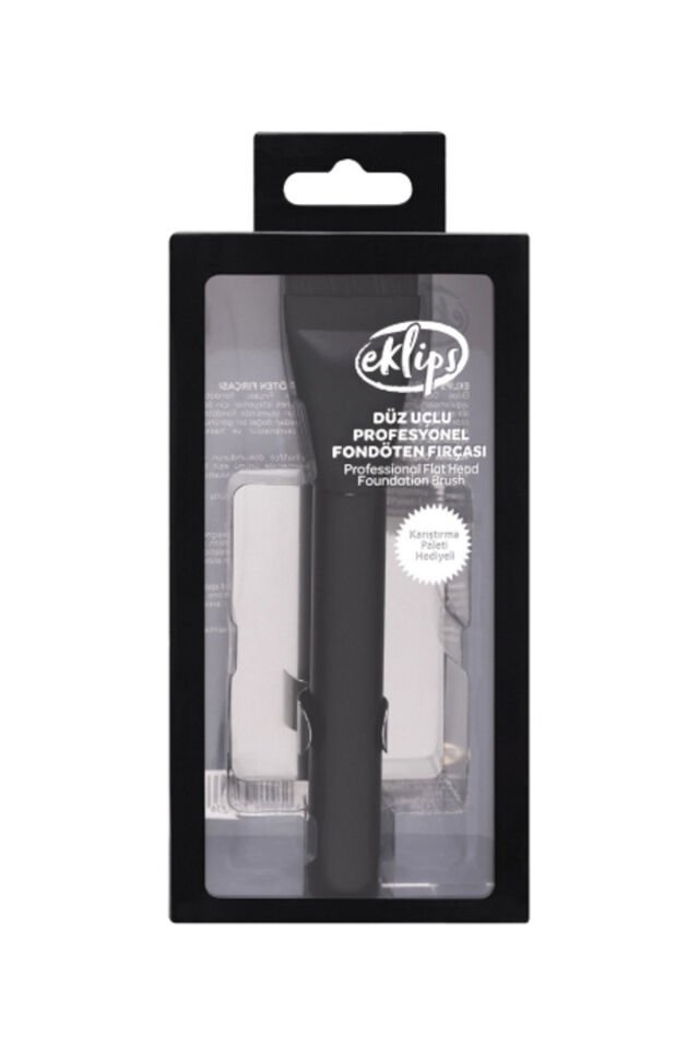 Eklips Düz Uçlu Profesyonel Fondöten Fırçası