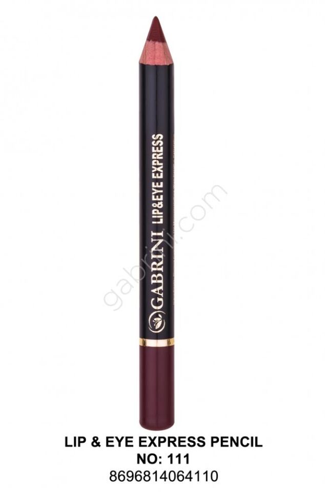 GABRINI KALIN JUMBO 111 GÖZ VE DUDAK KALEMI RED