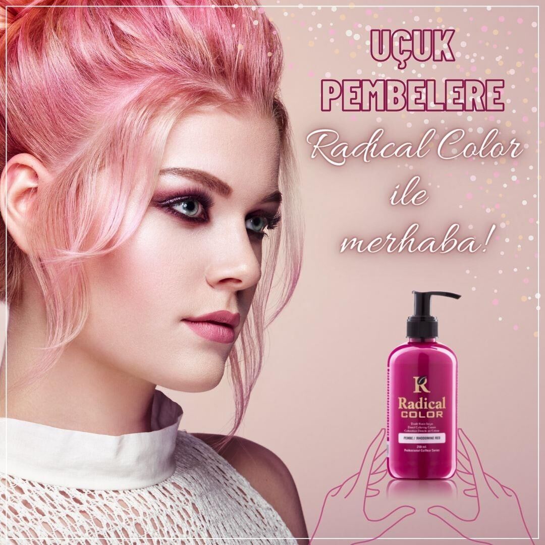 Radical Jeans Color 250 Ml Saç Boyası Pembe