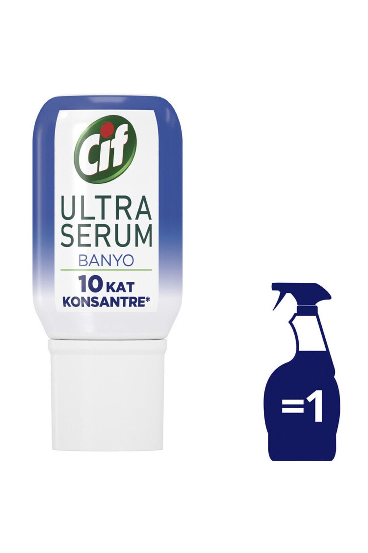 Cif Power-Shine Banyo 750 ML İçin Ultra Serum 70 Ml Banyo Kireç Çözücü Kapsül