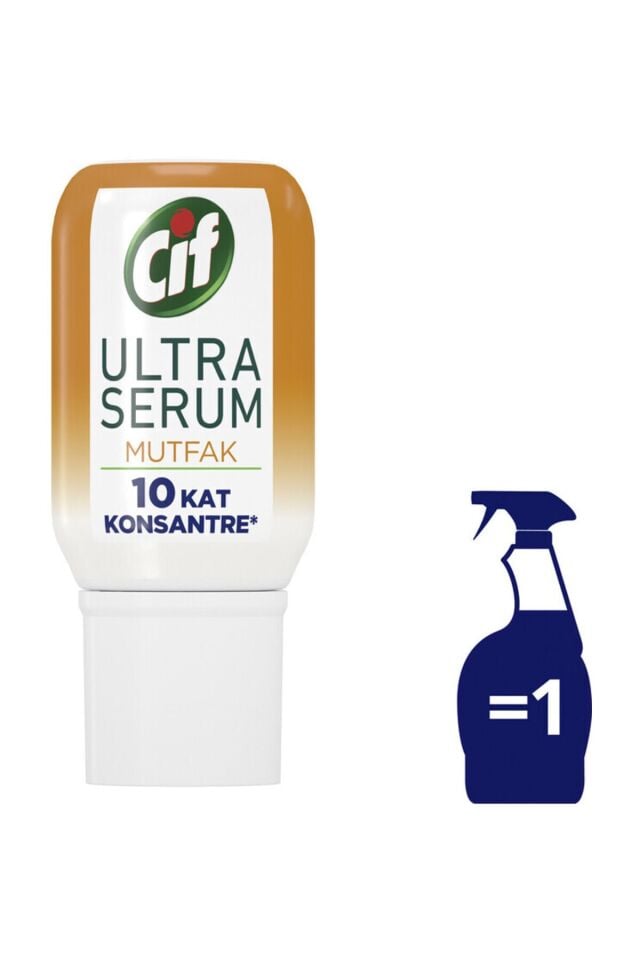 Cif Power-Shine Banyo 750 ML İçin Ultra Serum 70 Ml Mutfak Kapsül