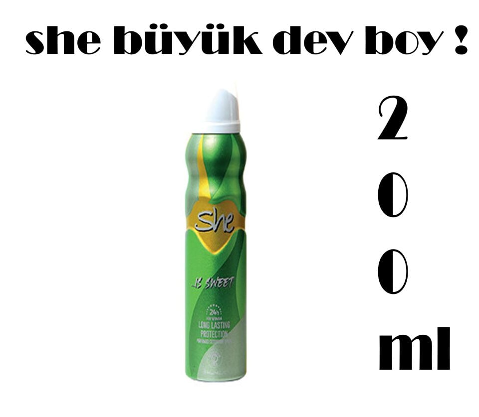 She Sweet  Deodorant 200 Ml