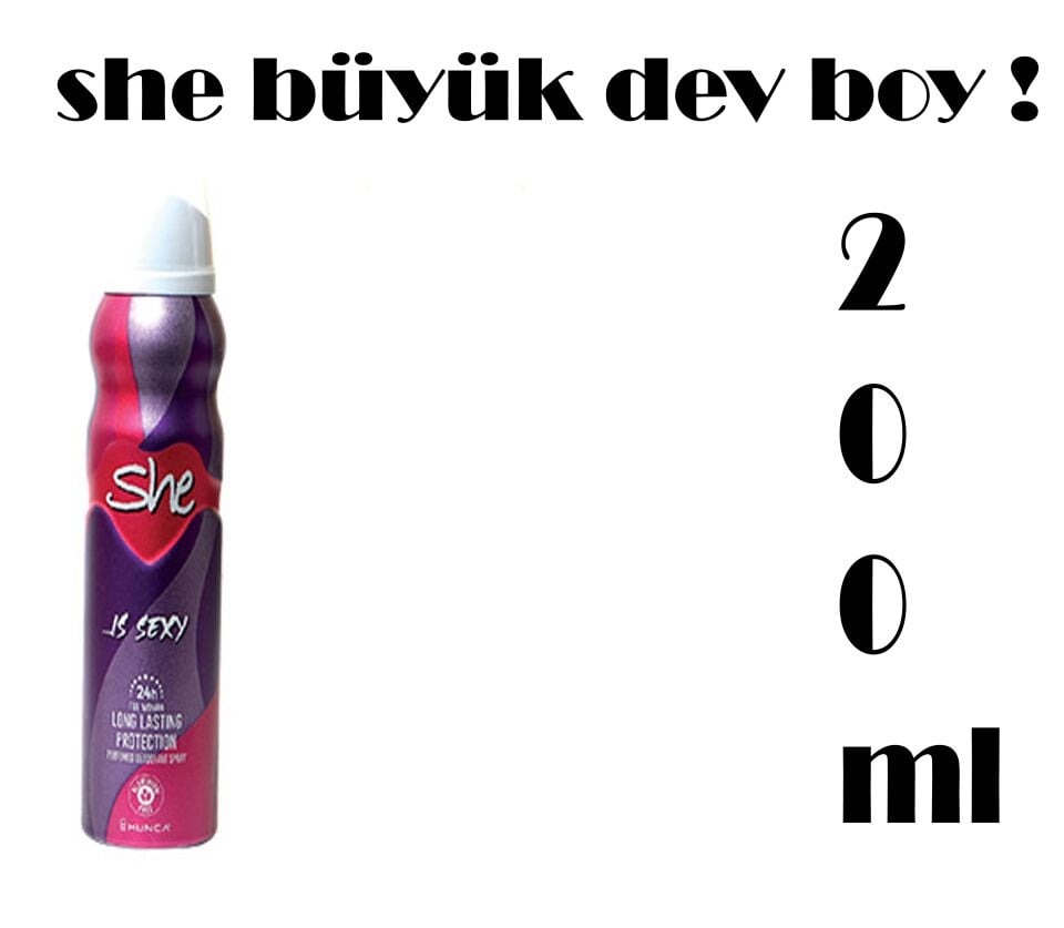 She Sexy Deodorant 200 Ml