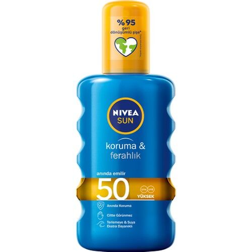 Nivea Güneş Koruma ve Ferahlık Güneş Spreyi 200 Ml Spf 50+