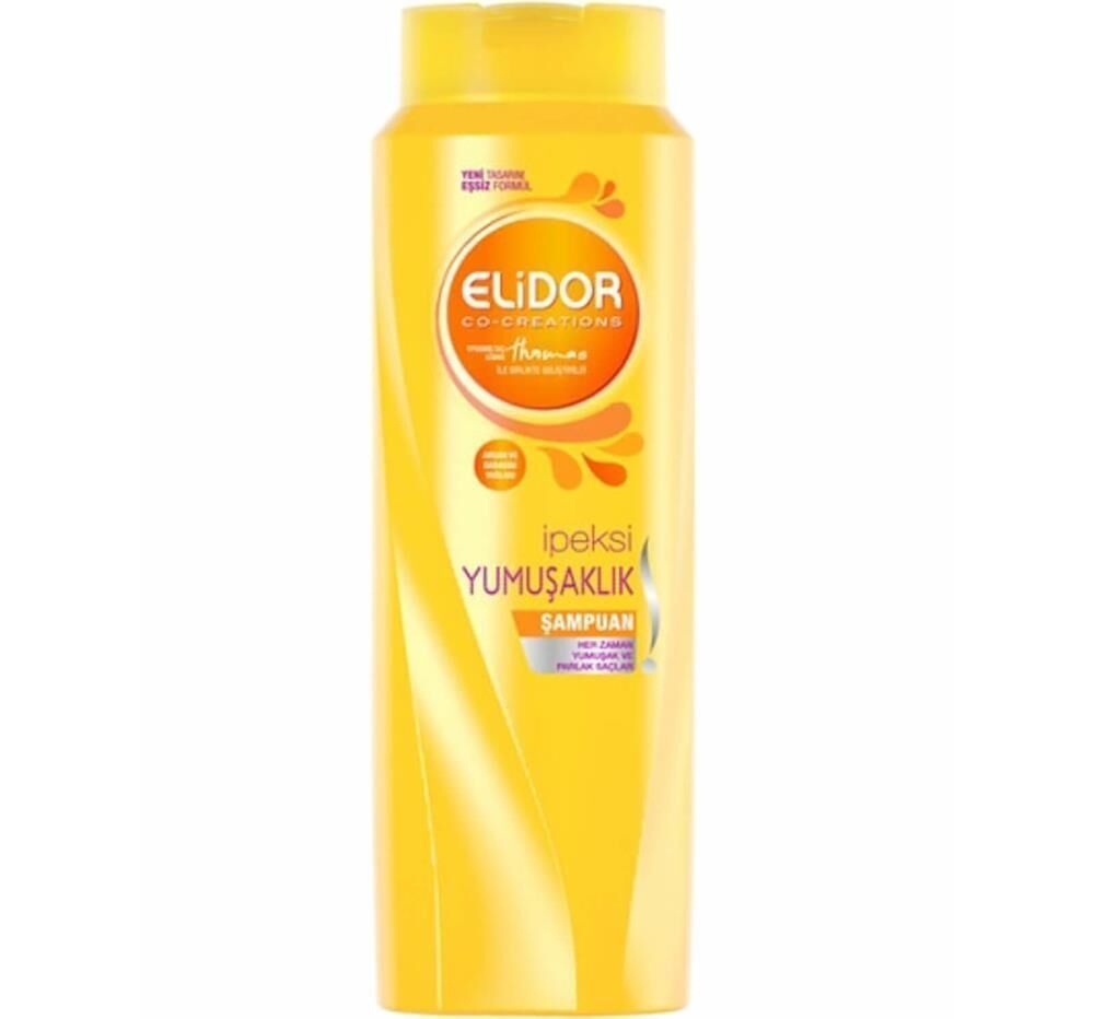 Elidor İpeksi Yumuşaklık Şampuan 650 ml Büyük Boy
