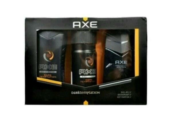 Axe Dark Temptation Set 100ml Edt + 150 ml Deodorant + 250 ml Duş