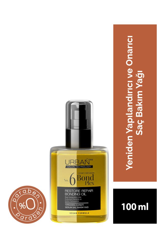Urban Care No.6 Bond Plex Yıpranma Karşıtı Saç Bakım Yağı 100ml- Vegan