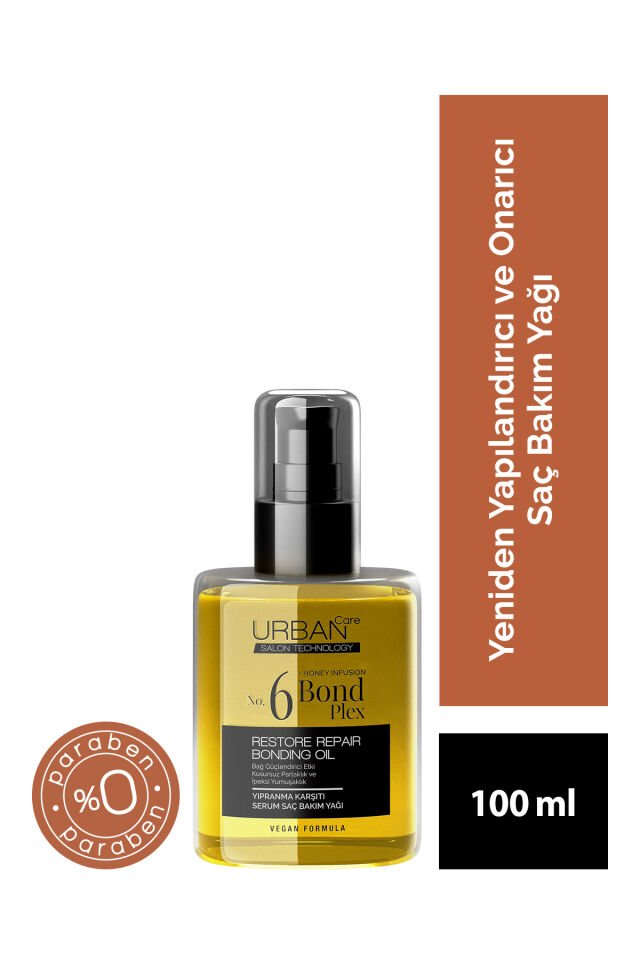 Urban Care No.6 Bond Plex Yıpranma Karşıtı Saç Bakım Yağı 100ml- Vegan