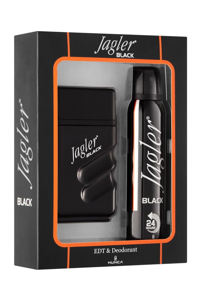 Jagler Black Set 90ML EDT + Deodorant 150ML Erkek Parfüm
