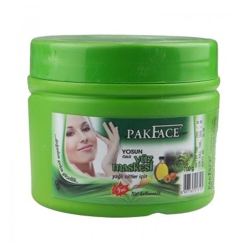 Pakface Yüz Maskesi Yosun Özlü 700 Gr - Yağlı Ciltler