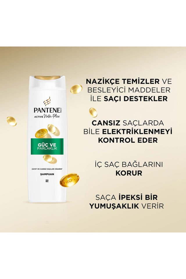 Pantene Güç Ve Parlaklık Şampuan 625 Ml