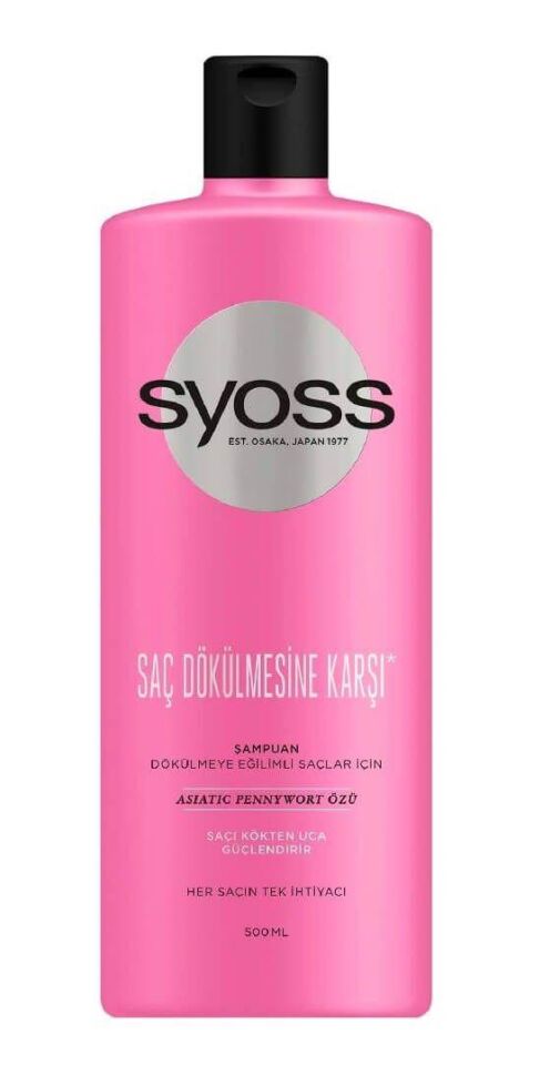 Syoss Şampuan 500 Ml Saç Dökülmesine Karşı