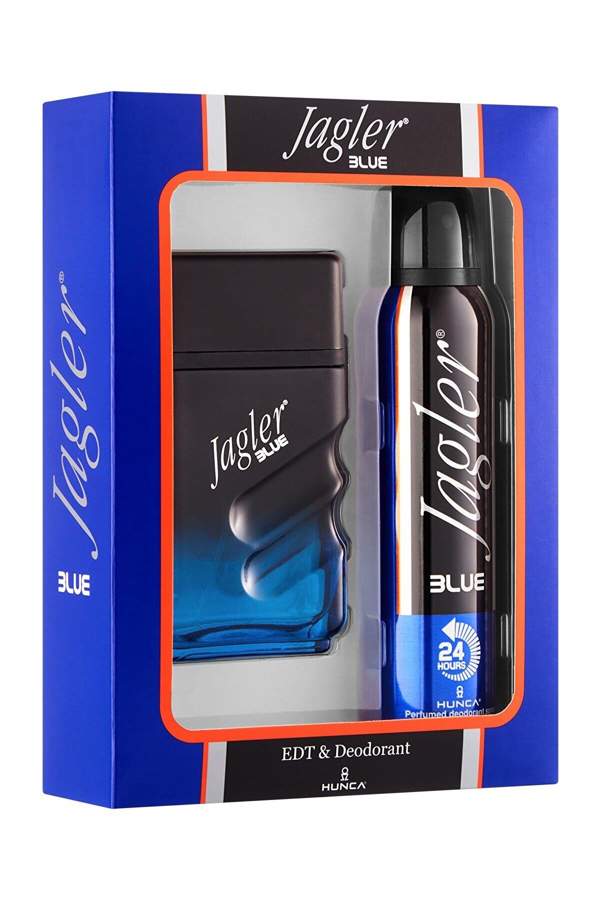 Jagler Blue Set EDT 90ml + Deodorant 150 ml Erkek Parfüm