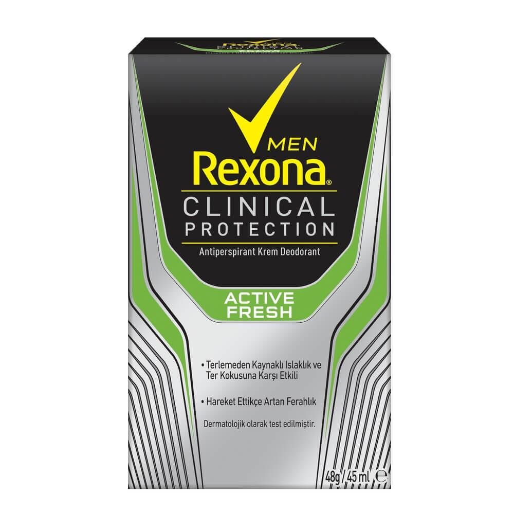 Rexona Stick Men Clinical Protection Erkek Deodorant Active Fresh 45 ml