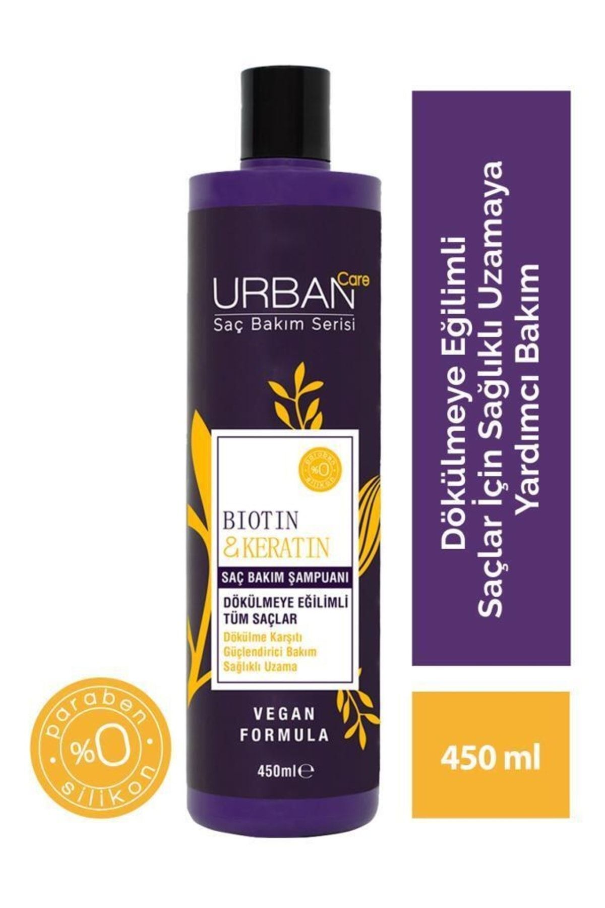 Urban Care Şampuan Biotin Keratin 450 ml