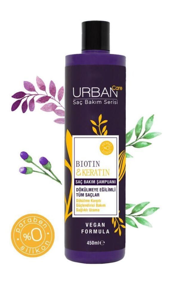 Urban Care Şampuan Biotin Keratin 450 ml