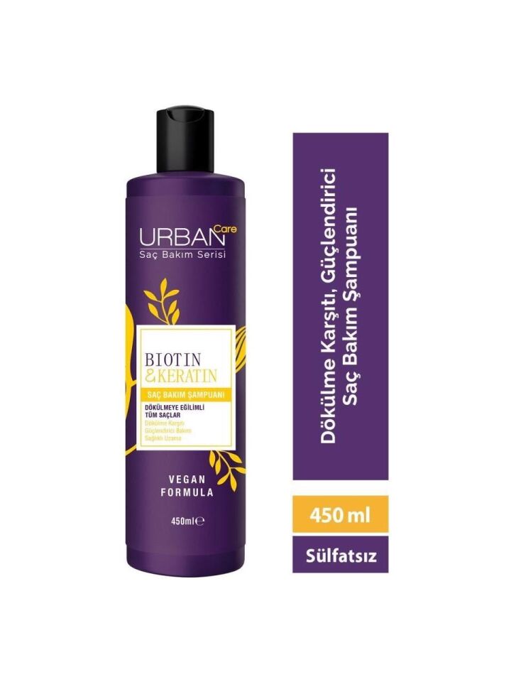 Urban Care Şampuan Biotin Keratin 450 ml