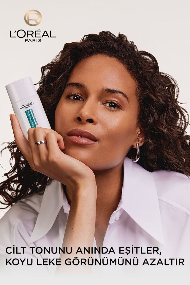 Loreal Paris Bright Reveal Spf 50+ Koyu Leke Karşıtı Renkli Fluid Günlük Yüz Güneş Kremi 50ml - Medium