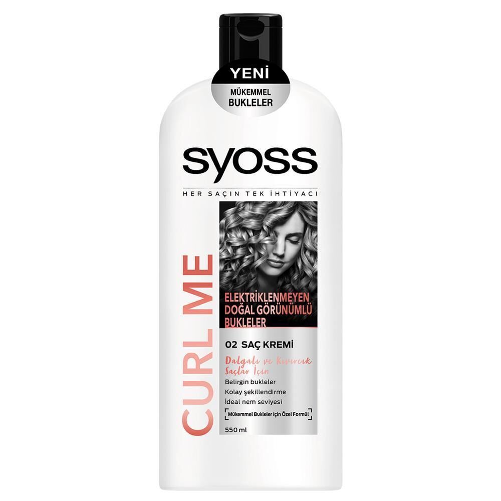 Syoss Saç Kremi 550 ml Curl Me Mükemmel Bukleler İçin 02