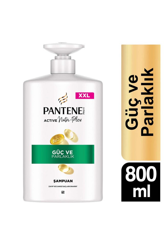 Pantene Güç Ve Parlaklık Şampuan 800 Ml