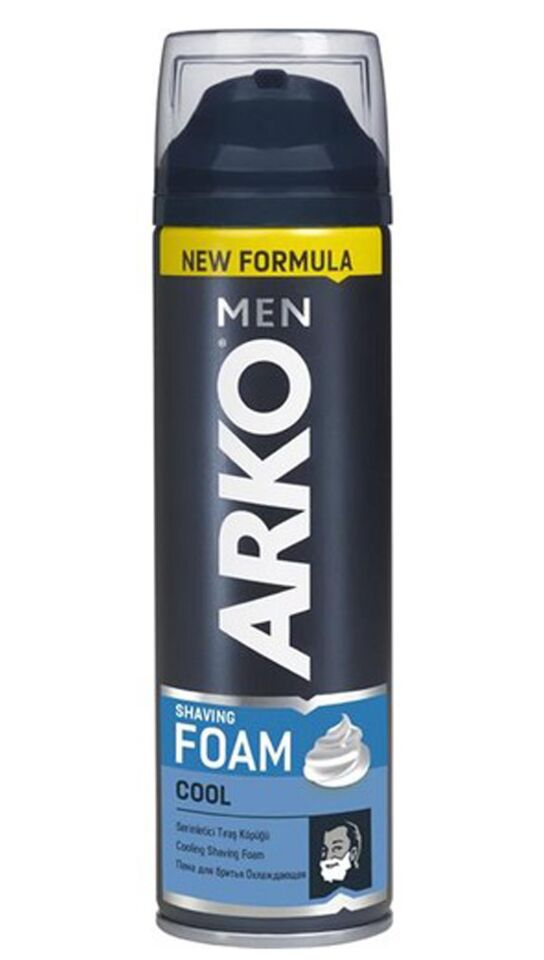 Arko Men Erkek Bakım Seti Cool - ( 8 Bıçak + 200 Ml Köpük + 255 Ml Kolonya )