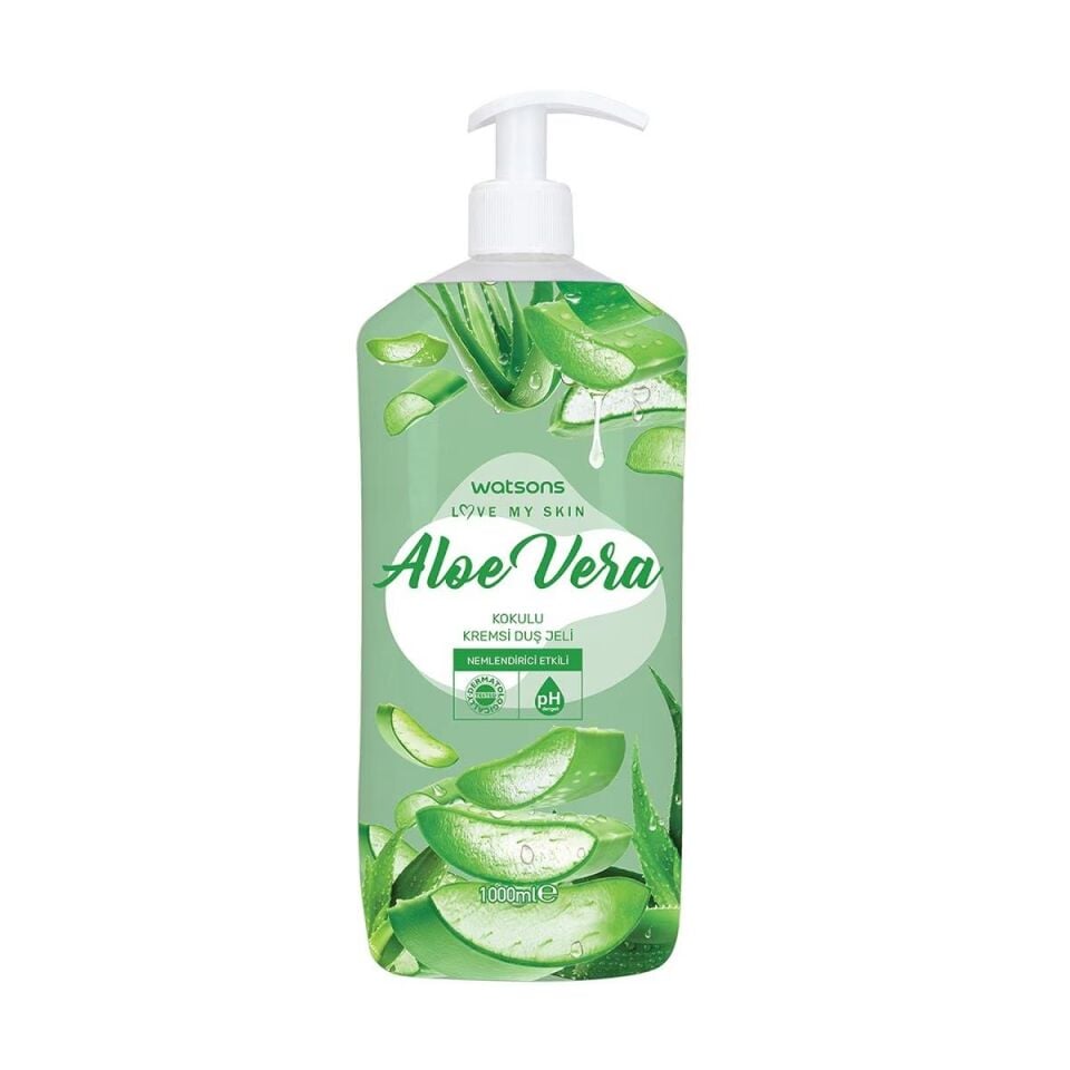 Watsons Kremsi Duş Jeli 1000 Ml Aloe Vera