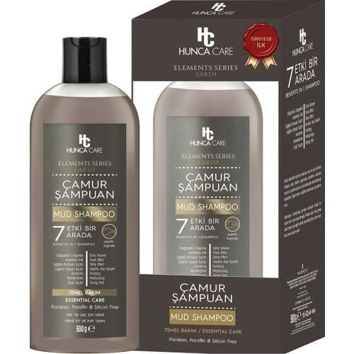 HUNCA CARE ÇAMUR ŞAMPUAN 500 GR TEMEL BAKIM 7 ETKİ BİRARADA