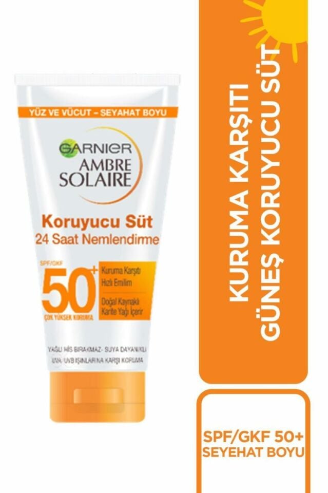 Garnier Ambre Solaire Seyahat Boyu Güneş Koruyucu Süt Gkf50 50 ml