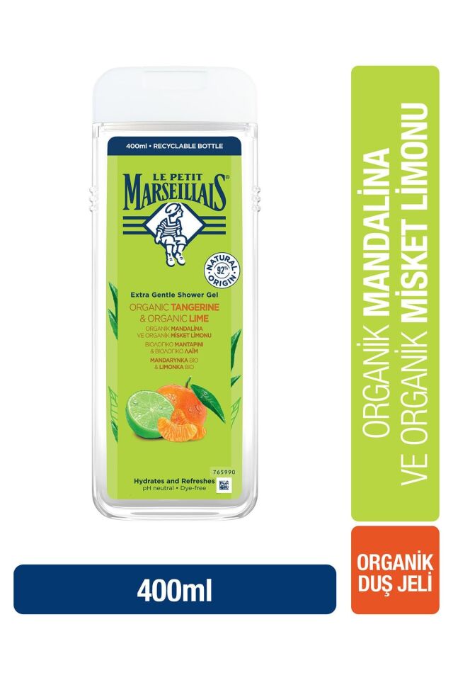 Le Petit Marseillais Mandalina ve Misket Limonu Duş Jeli 400 Ml