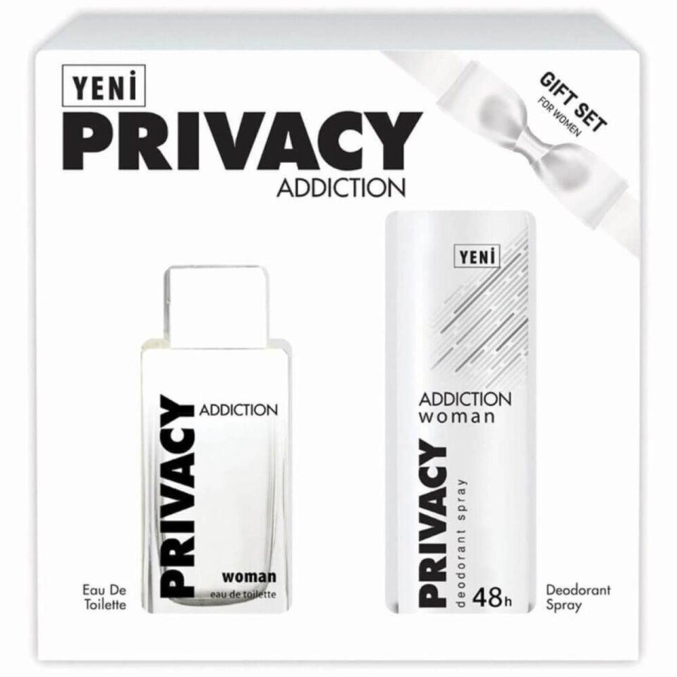 Privacy Addiction EDT 100 Ml + 150 Ml Deodorant Bayan Parfüm Set