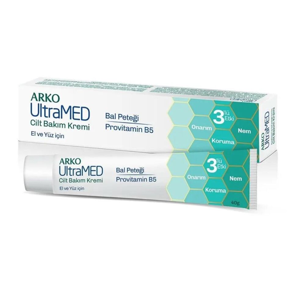 Arko UltraMED40 Ml El ve Yüz İçin Cilt Bakım Kremi Bal Peteği