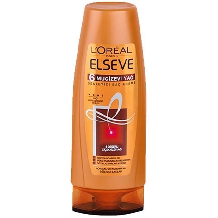 Loreal Paris Elseve 6 Mucizevi Yağ Besleyici Saç Kremi 360 ml