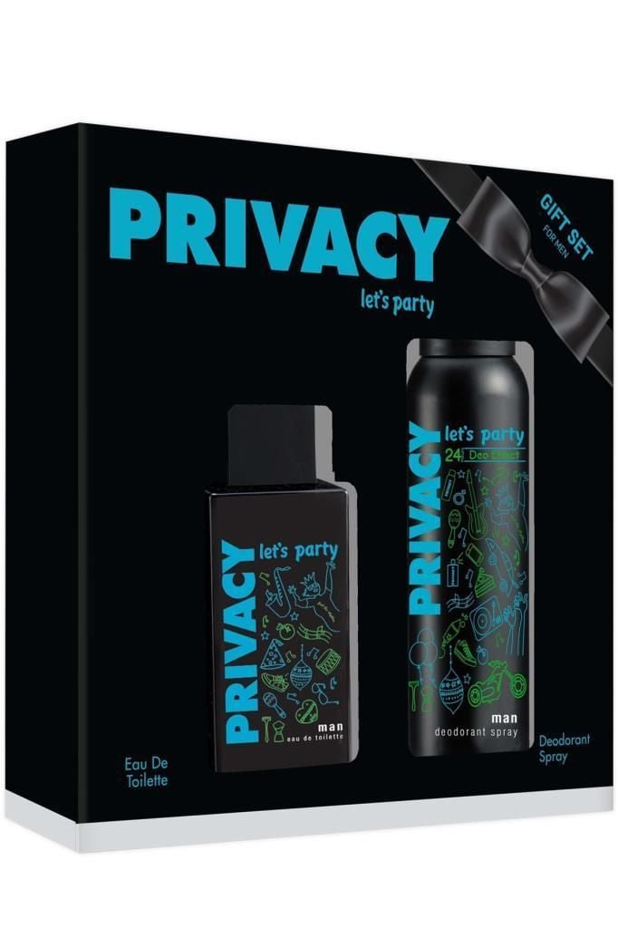 Privacy Lets Party EDT 100 ml + 150 ml Deodorant Erkek Parfüm Seti