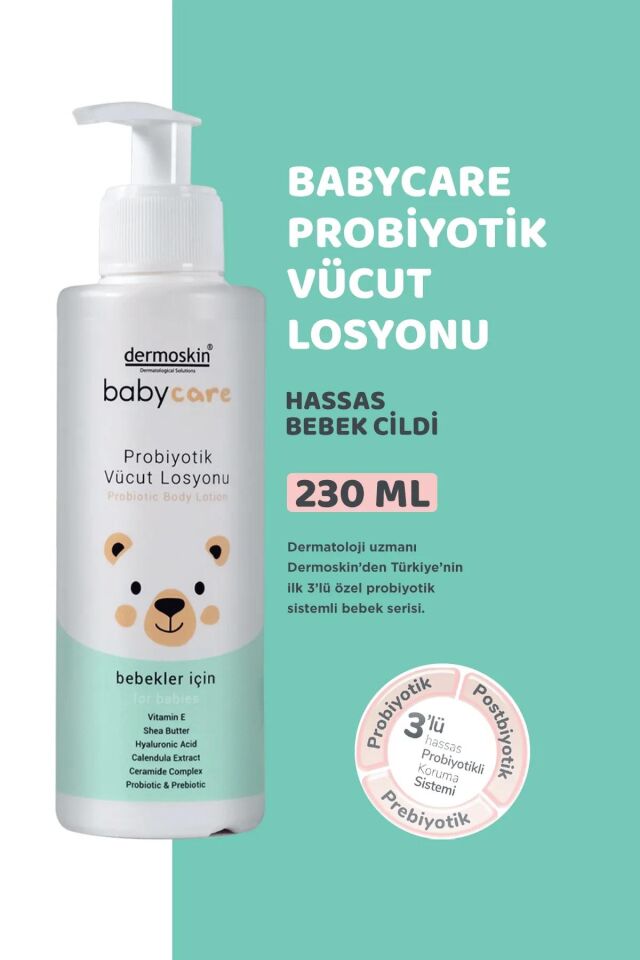 Dermoskin Babycare Probiyotik Vücut Losyonu 230 Ml