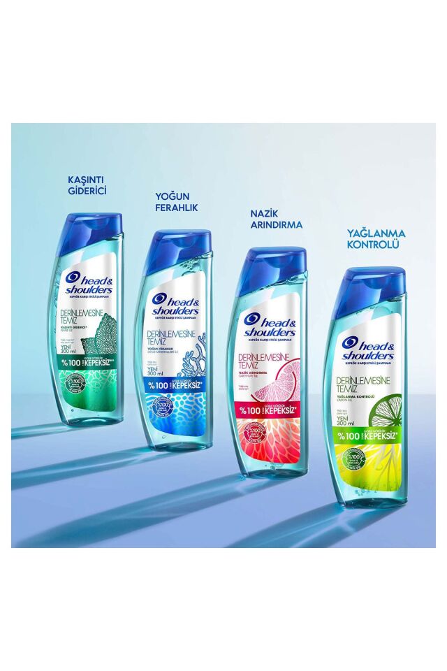 Head And Shoulders Derinlemesine Temiz Şampuan Yağlanma Kontrolü 300 Ml