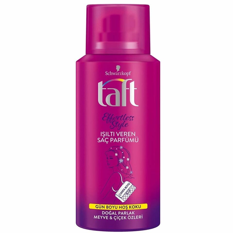 Taft Işıltı Veren Saç Parfümü Effortless Style 100 Ml