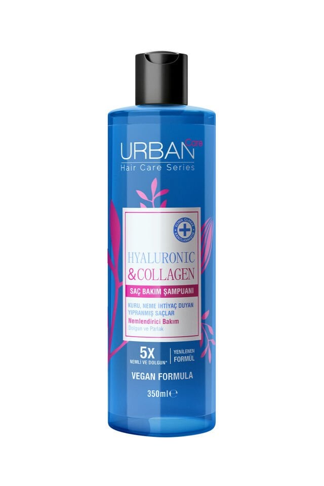 Urban Care Hyaluronic & Collagen Ekstra Dolgunlaştırıcı Saç Bakım Şampuanı, 350 Mililitre, Vegan
