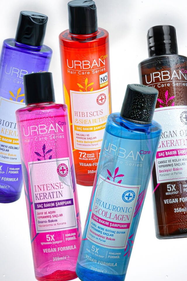 Urban Care Hyaluronic & Collagen Ekstra Dolgunlaştırıcı Saç Bakım Şampuanı, 350 Mililitre, Vegan