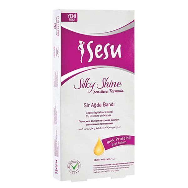 SESU SILKY SHINE VÜCUT AĞDA BANDI 12 Lİ İNCE TÜYLER