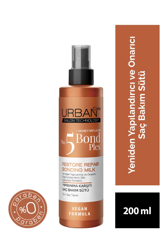 Urban Care No.5 Bond Plex Yıpranma Karşıtı Saç Bakım Sütü 200 ml- Vegan