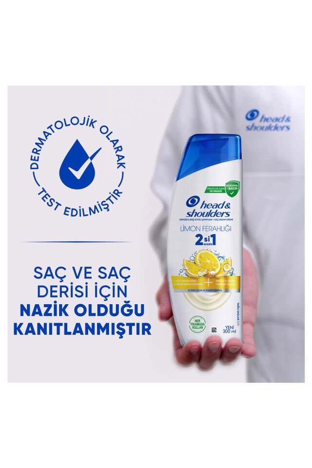 Head Shoulders 2ın 1 Şampuan 300 Ml Limon Ferahlığı + Kepek