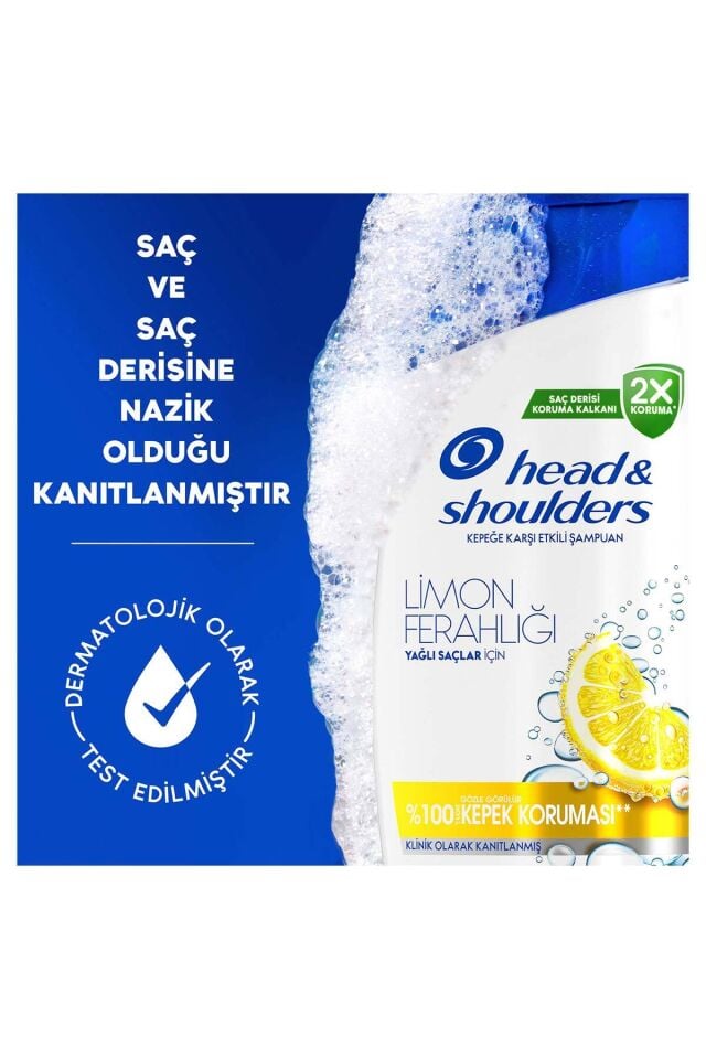 Head Shoulders Şampuan 330 Ml Limon Ferahlığı + Kepek