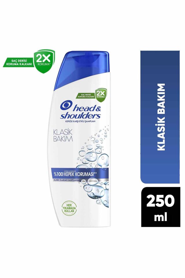 Head Shoulders Şampuan 250 ml Klasik Bakım + Kepek