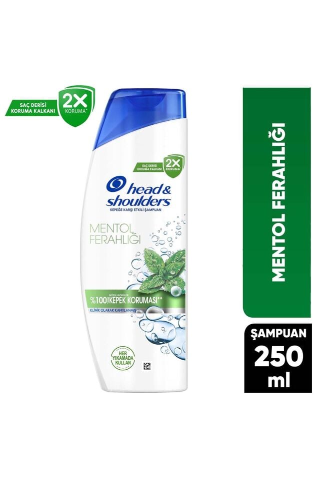 Head Shoulders Şampuan 250 ml Mentol Freahlığı + Kepek