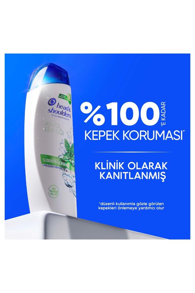 Head Shoulders Şampuan 250 ml Mentol Freahlığı + Kepek