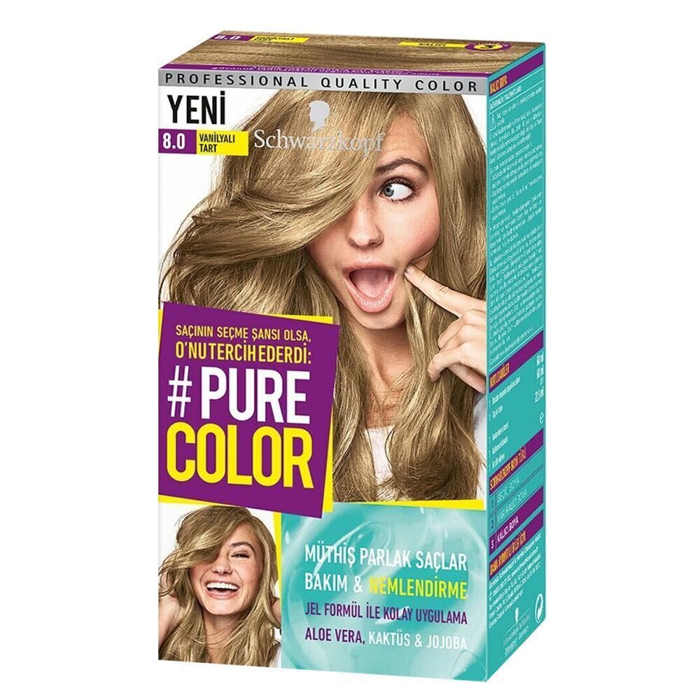 Schwarzkopf Pure Color Jel Saç Boyası 8.0 Vanilyalı Tart,Schwarzkopf,Saç Bakım,Saç Bakım,KozmetikVar.com | Kozmetik ,Parfum ,Makyaj ,Cilt Bakımı,Saç Bakımı,{urun_fiyat},