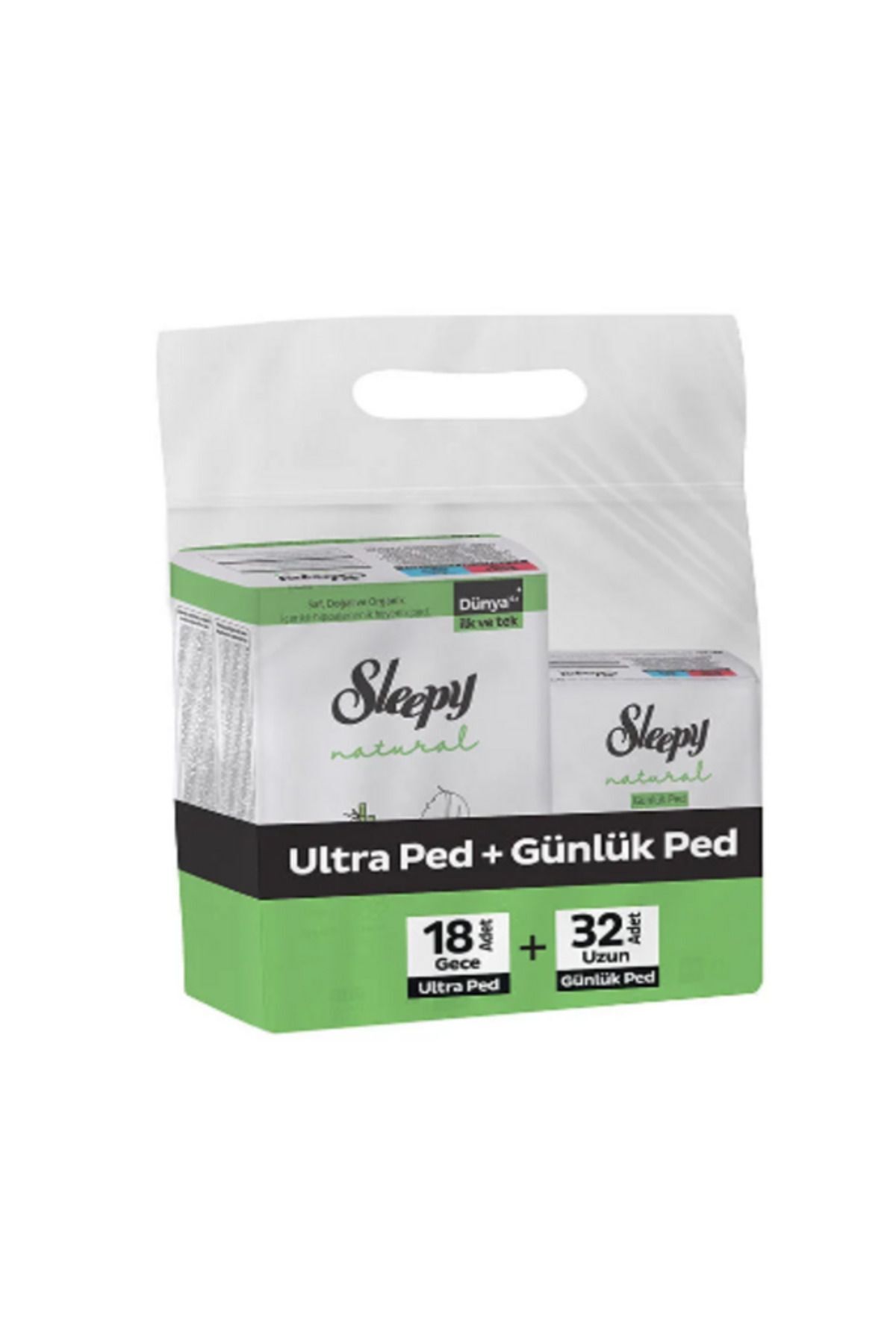 Sleepy Natural Ultra Ped 18 Adet Gece + 32 Adet Uzun Günlük Kadın Pedi