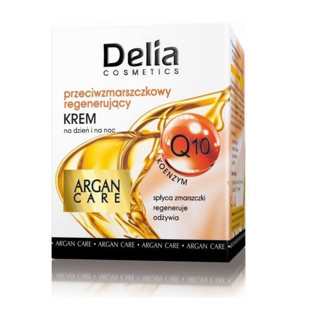 Delia Argan Care Anti-Wrinkle Hyaluronic Acid 50Ml Krem 24h