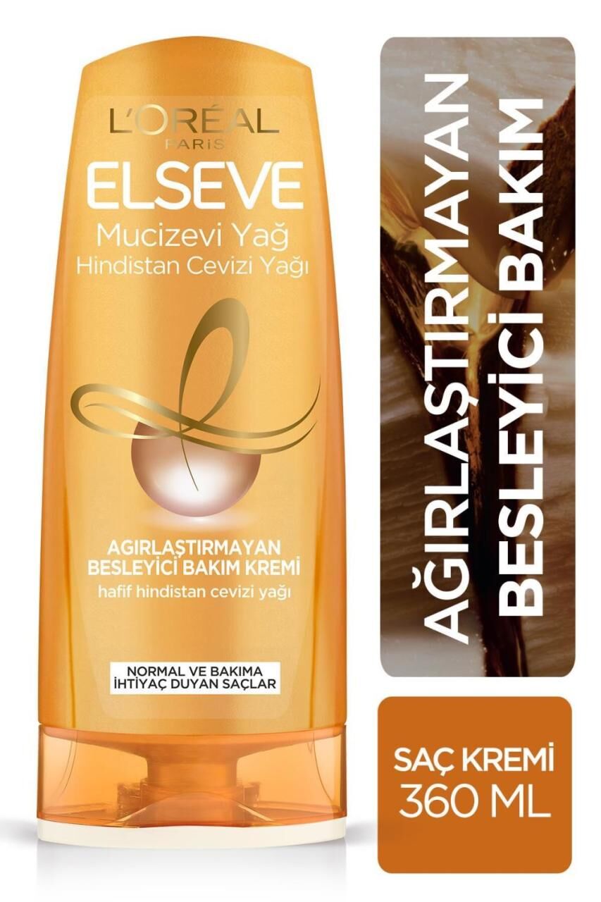 Elseve Mucizevi Hindistan Cevizi Yağı Saç  Kremi 360 ml